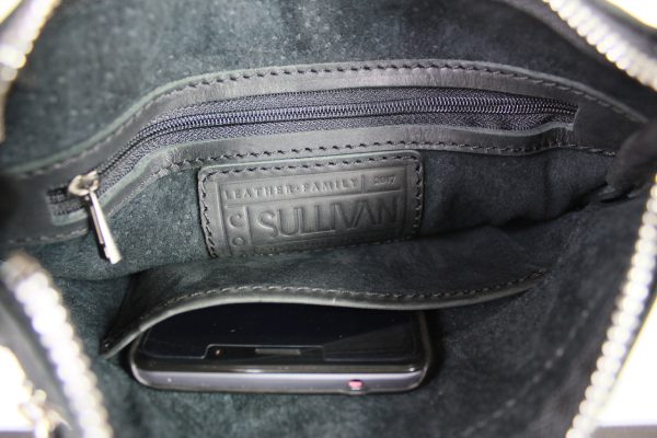 Сумка чоловіча шкіряна планшетка smvp69(22) чорна - Зображення 3