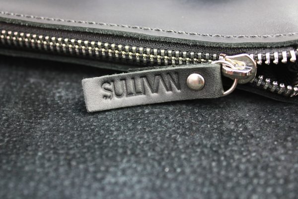 Сумка чоловіча шкіряна планшетка smvp76(25) чорна - Зображення 6