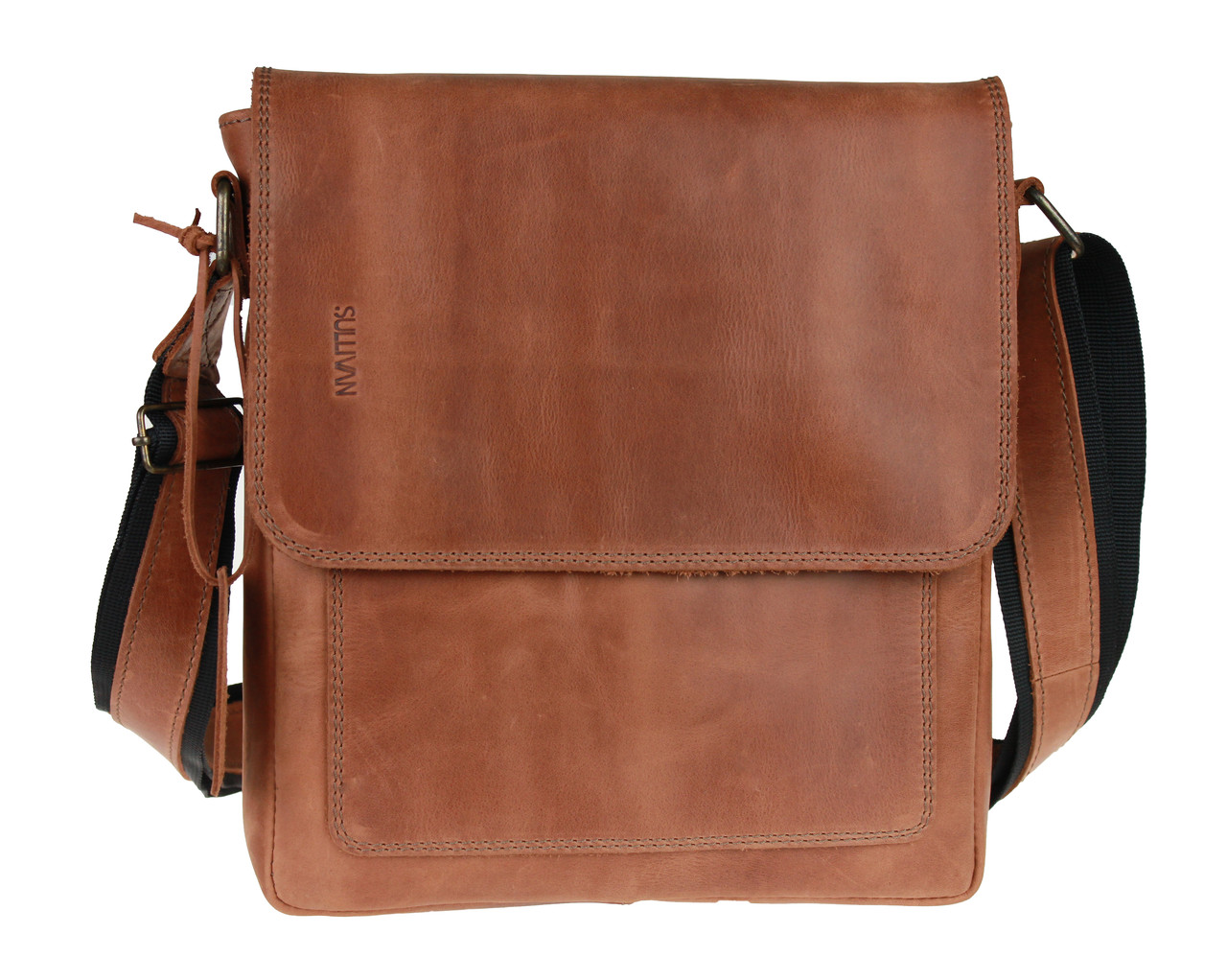 Сумка чоловіча шкіряна на плече smvp84(32) світло-коричнева - Зображення 2