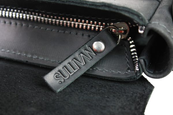 Сумка чоловіча шкіряна на плече smvp72(25) чорна - Зображення 7
