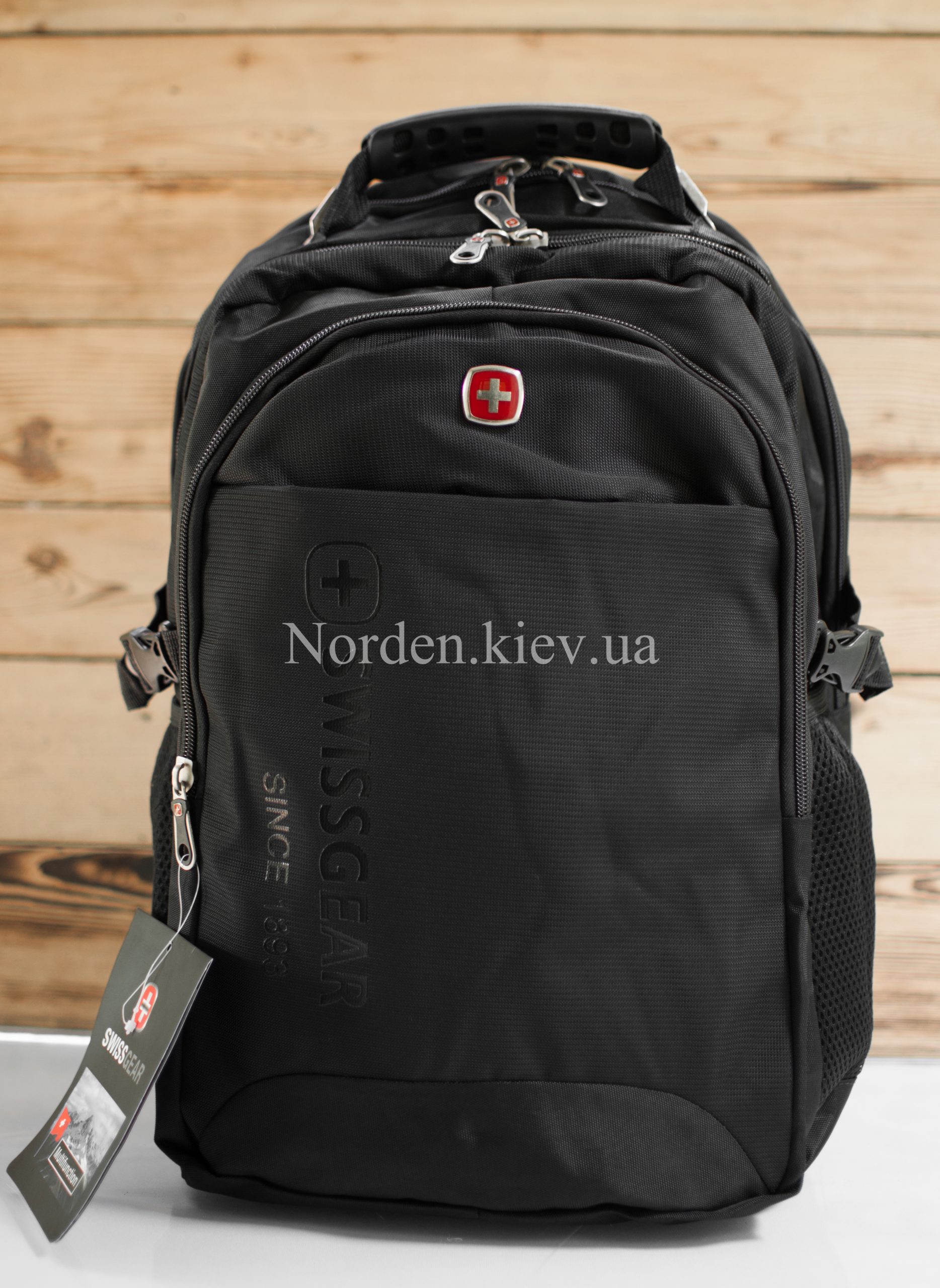 Рюкзак Swissgear 7232 Городской Черный - Norden - Магазин рюкзаків