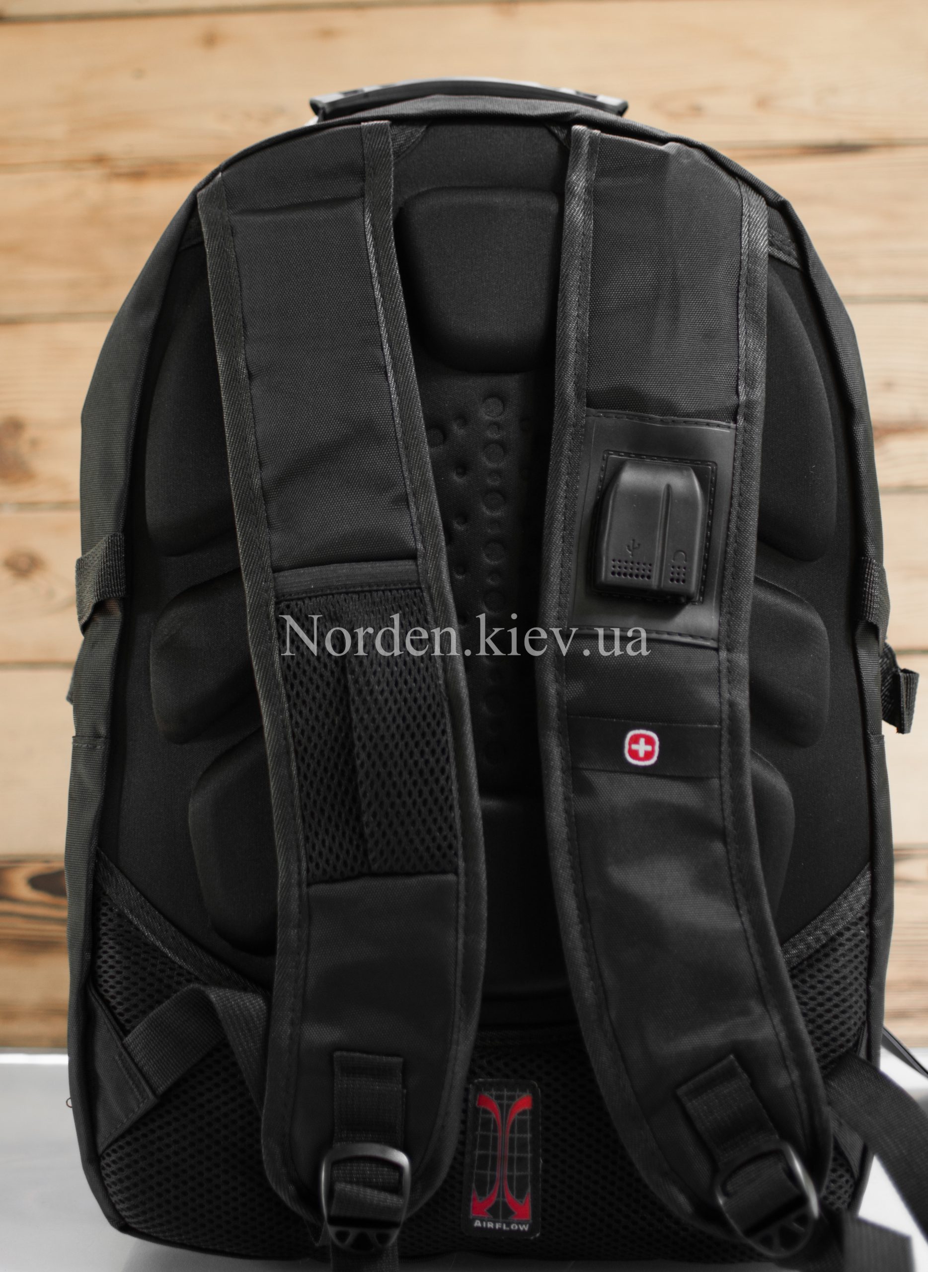 Рюкзак Swissgear 7232 Городской Черный - Norden - Магазин рюкзаків