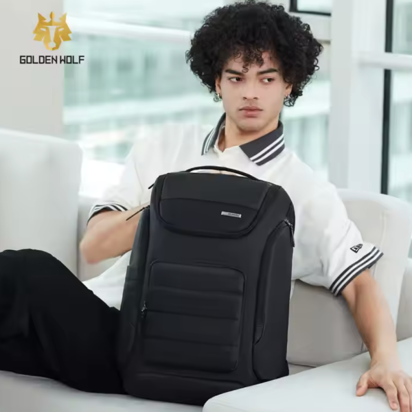 Рюкзак для ноутбука Golden Wolf GB00712 Чорний - Зображення 3
