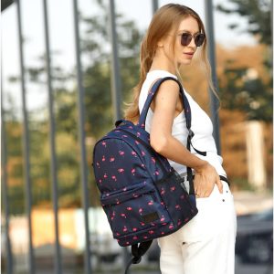Рюкзак SamBag жіночий Brix PJT З принтом Flamingo