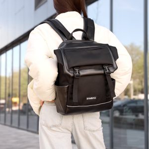 Рюкзак SamBag жіночий Aura Чорний