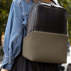 Рюкзак SamBag жіночий Zard Dart Чорний з хакі
