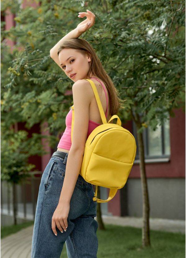 Рюкзак SamBag жіночий Brix KQV Жовтий