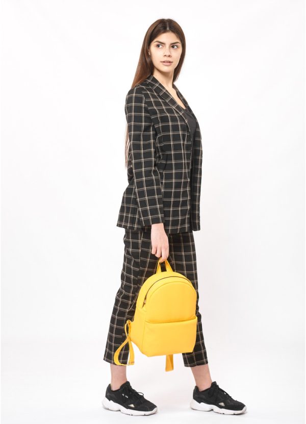 Рюкзак SamBag жіночий Brix KQV Жовтий - Зображення 8