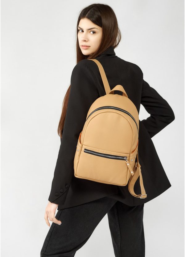 Рюкзак SamBag жіночий Dali BPS Бежевий - Зображення 3