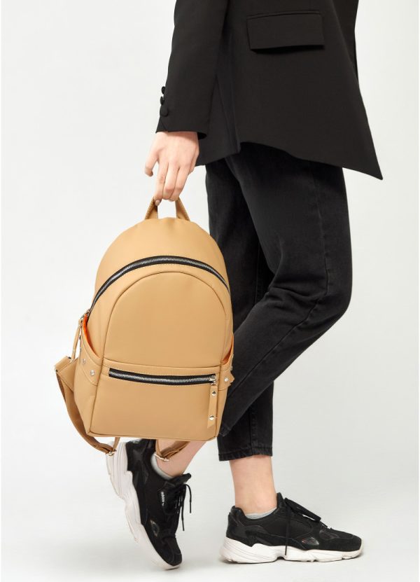 Рюкзак SamBag жіночий Dali BPS Бежевий - Зображення 5