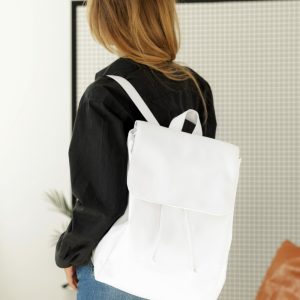 Рюкзак SamBag жіночий Loft MN Білий