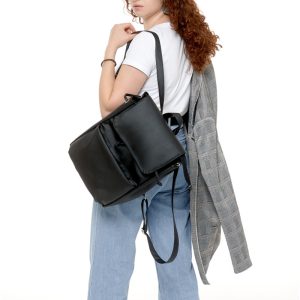 Рюкзак SamBag жіночий Loft MQV Чорний