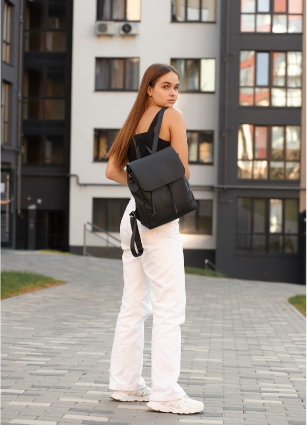 Рюкзак SamBag жіночий Loft MZN Чорний - Зображення 3