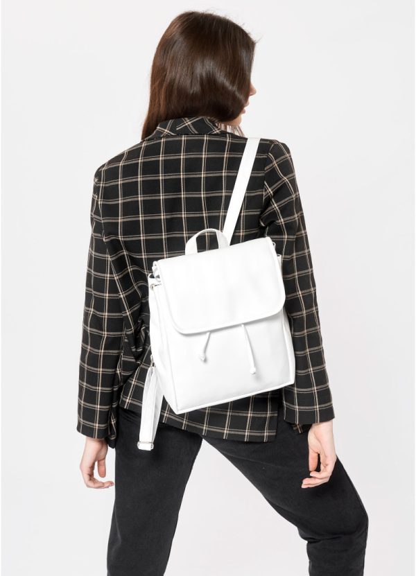 Рюкзак SamBag жіночий Loft MZP Білий - Зображення 5
