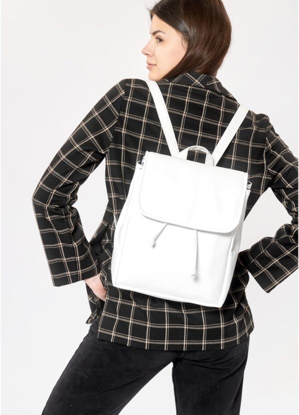 Рюкзак SamBag жіночий Loft MZP Білий - Зображення 6