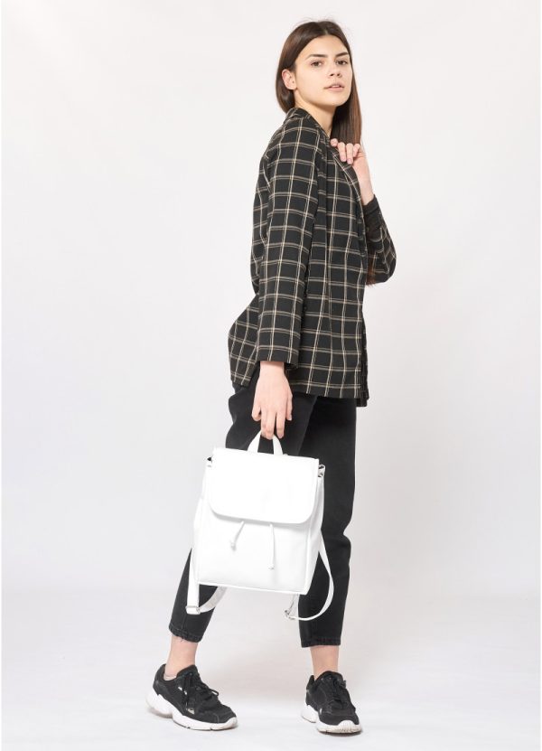 Рюкзак SamBag жіночий Loft MZP Білий - Зображення 9