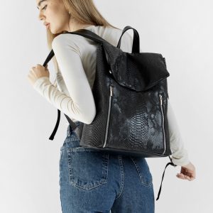 Рюкзак SamBag Жіночий Rene LZS принт крокодила