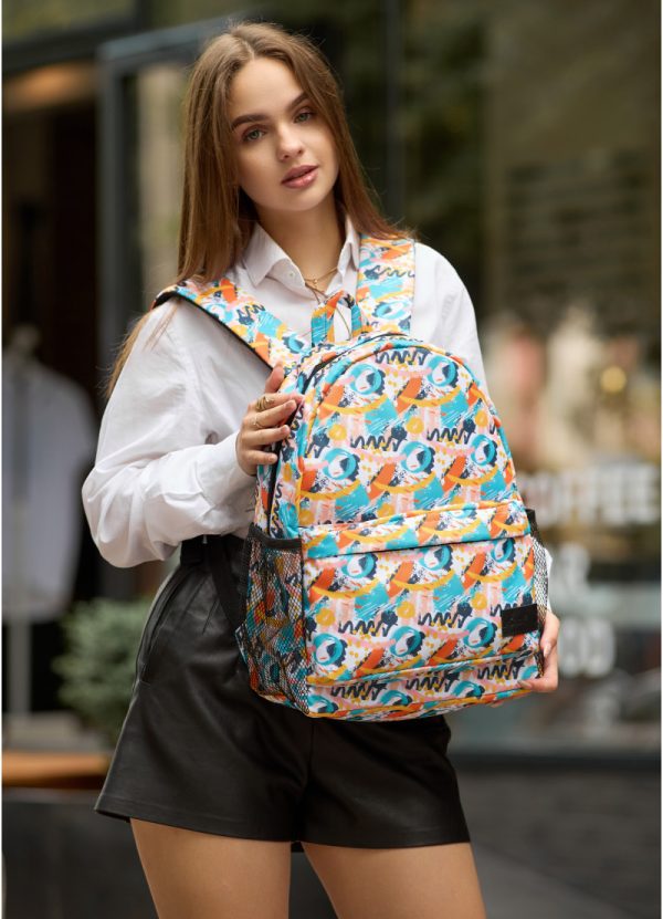 Рюкзак SamBag жіночий Brix PJT з принтом Light - Зображення 7