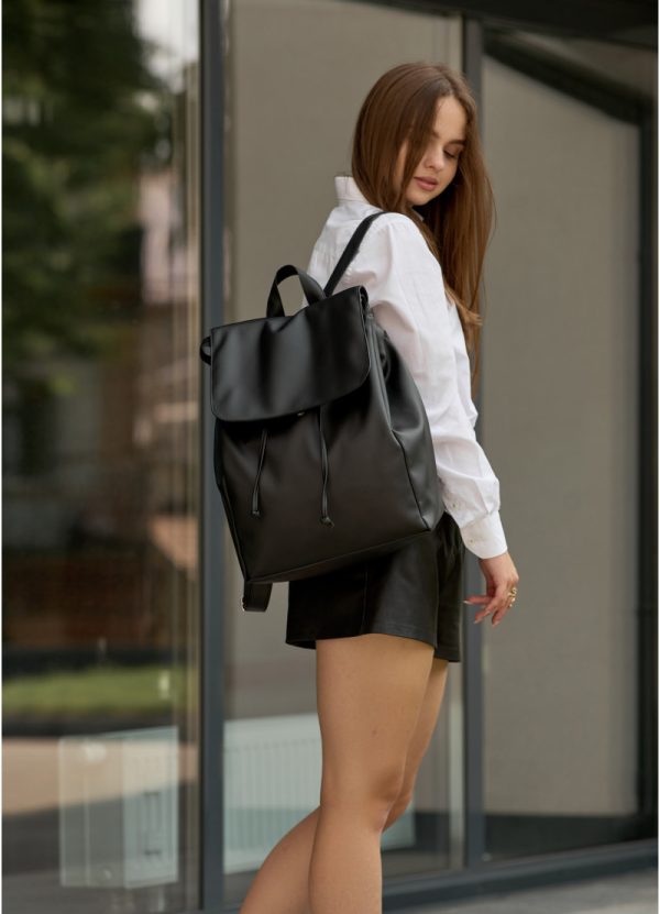 Рюкзак SamBag жіночий Loft LZN Чорний - Зображення 4
