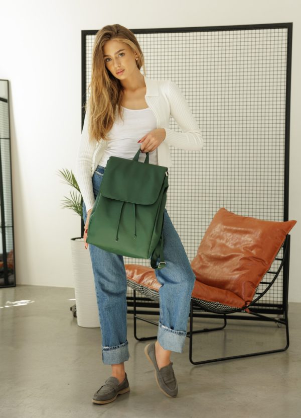 Рюкзак SamBag жіночий Loft LZN Зелений - Зображення 5