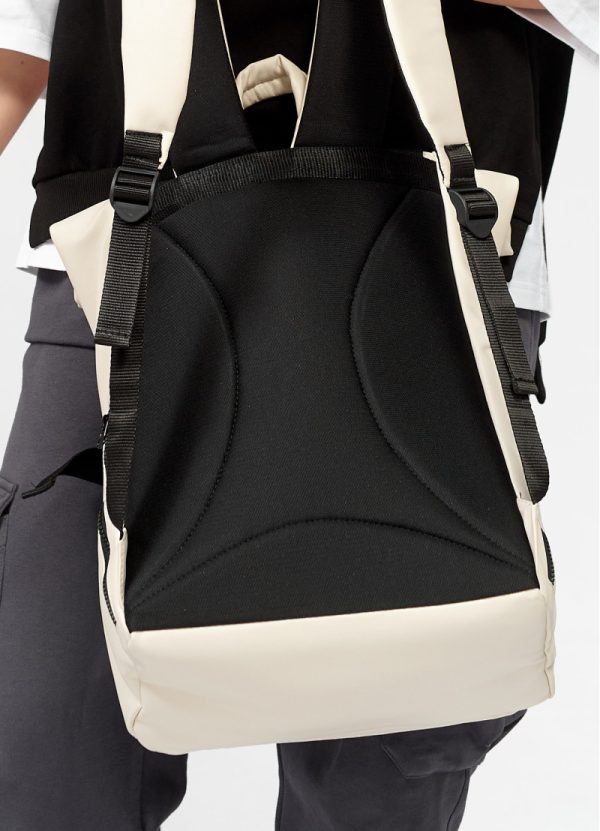 Рюкзак SamBag жіночий RollTop молочний колір - Зображення 8