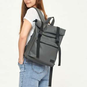 Рюкзак SamBag жіночий RollTop Графітовий
