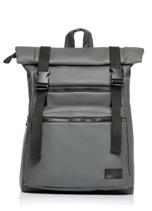 Рюкзак SamBag жіночий RollTop Графітовий - Зображення 6