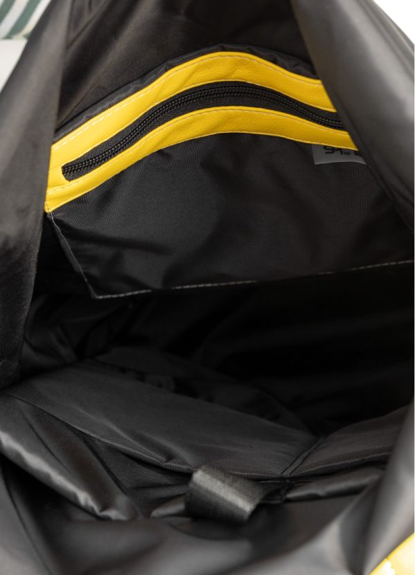 Рюкзак SamBag жіночий RollTop Жовтий - Зображення 6