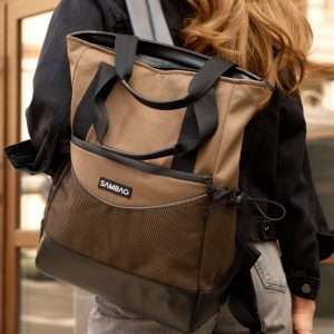 Рюкзак-сумка SamBag жіночий Shopper хакі