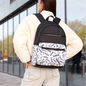 Рюкзак SamBag жіночий Zard SM Black & White
